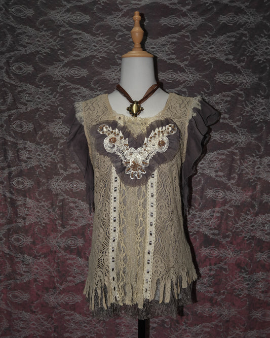 [Pretty Angel] Butterfly Lace Camisole