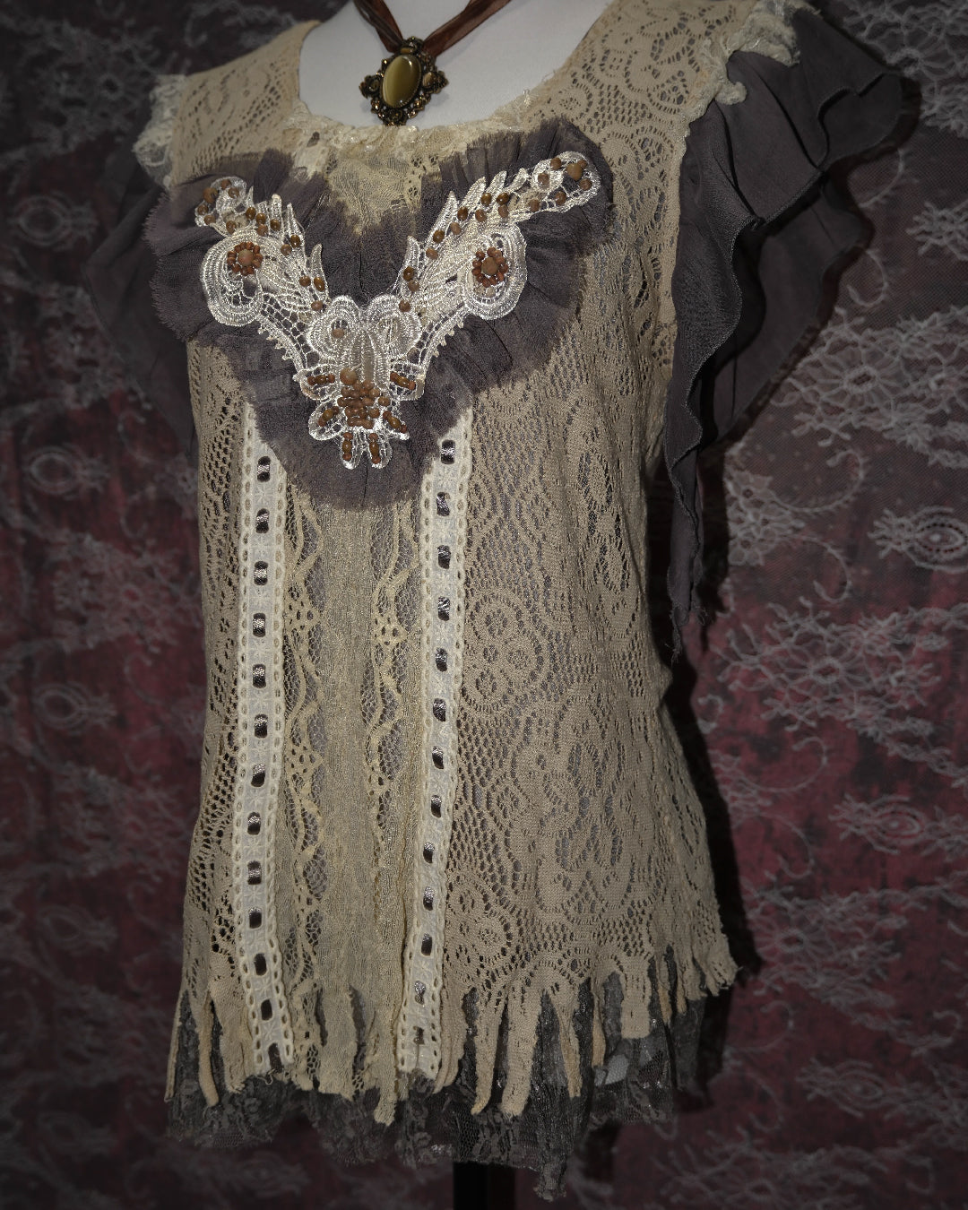 [Pretty Angel] Butterfly Lace Camisole