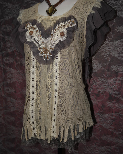 [Pretty Angel] Butterfly Lace Camisole