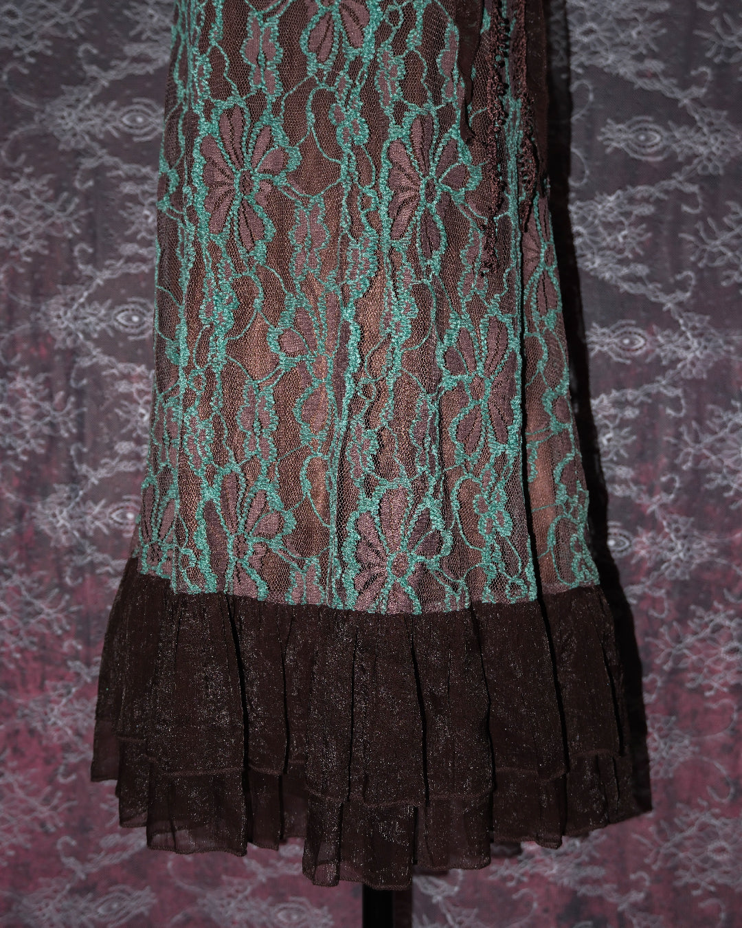 [Altard State] Mint Choco Lace Dress