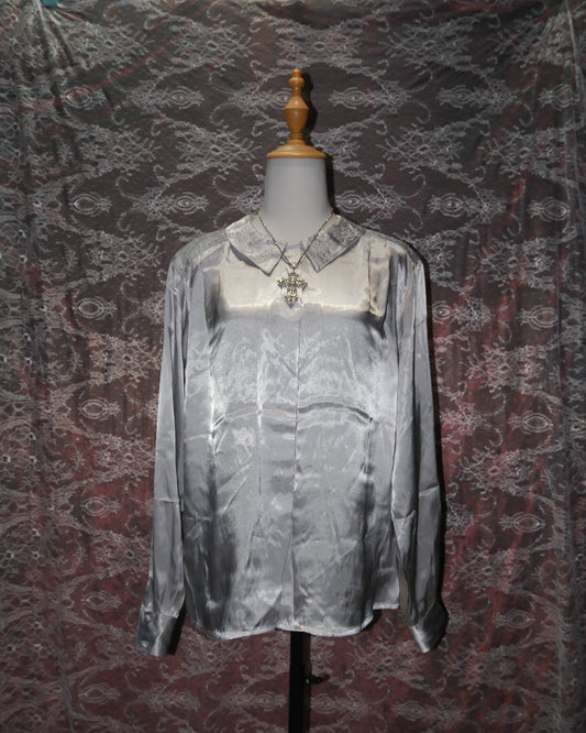 Satin Embroidered Blouse