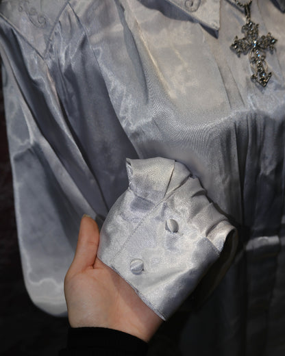 Satin Embroidered Blouse