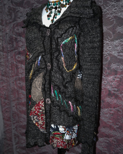 Rainbow Embroidered Cardigan