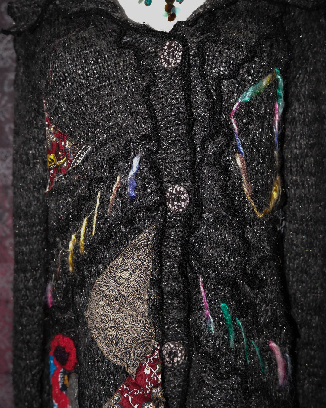 Rainbow Embroidered Cardigan