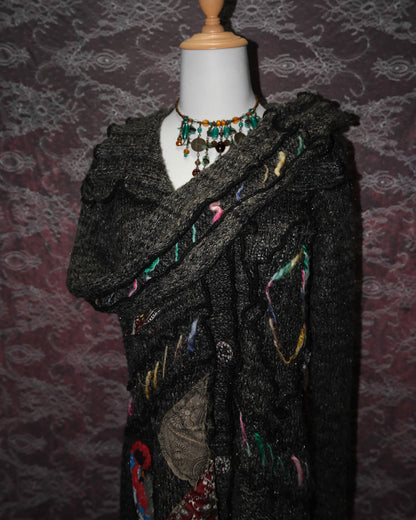 Rainbow Embroidered Cardigan