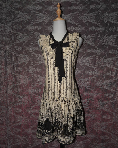 [Axes Femme] Victorian Ribbon One Piece Dress