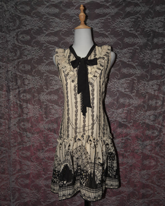 [Axes Femme] Victorian Ribbon One Piece Dress