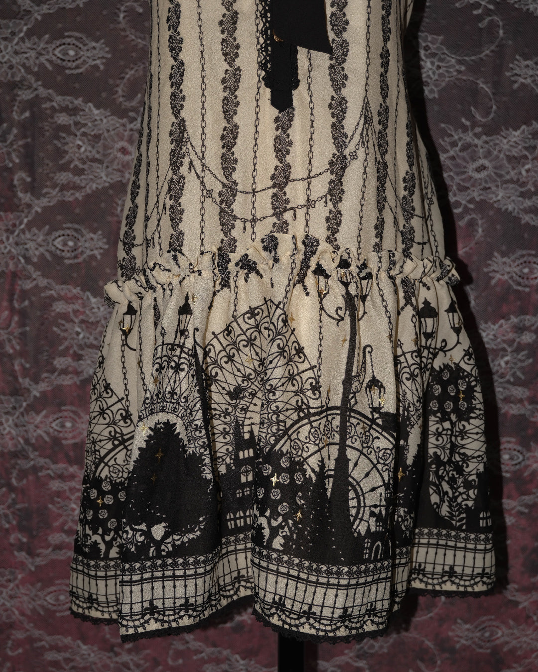 [Axes Femme] Victorian Ribbon One Piece Dress