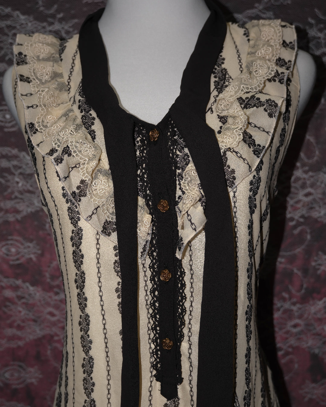 [Axes Femme] Victorian Ribbon One Piece Dress