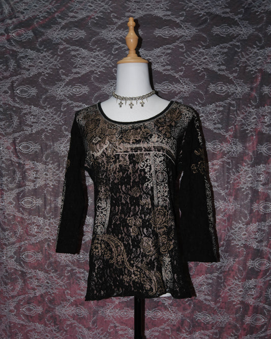 [USA] Vanilla Sugar Dark Fairy Grunge Top