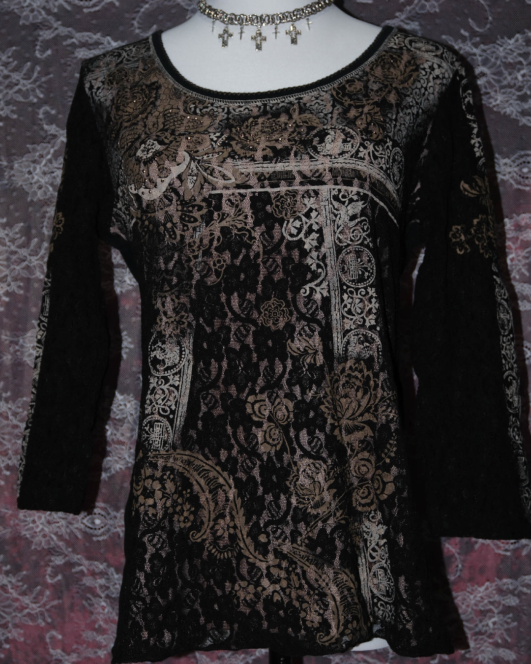 [USA] Vanilla Sugar Dark Fairy Grunge Top