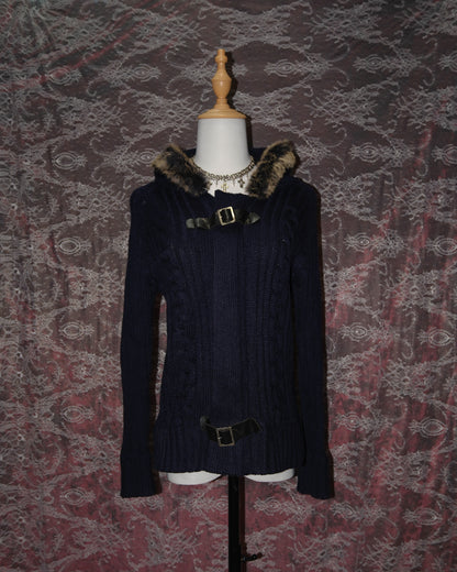 Navy Blue Cardigan