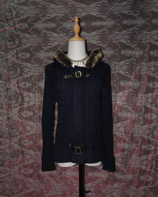 Navy Blue Cardigan