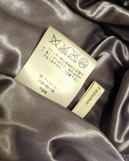 [Axes Femme x Peter Pan] Purple Asymmetrical Dress