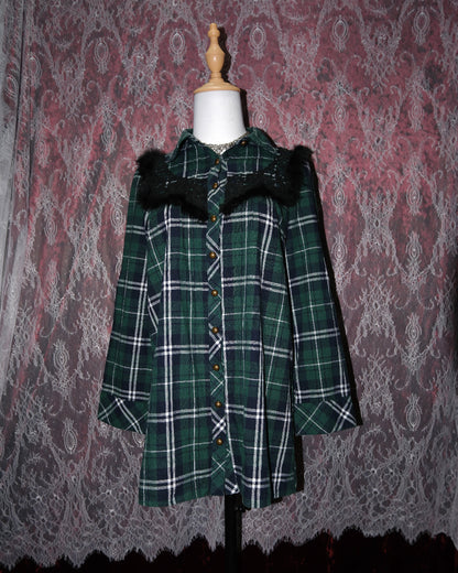 Titty Slytherin Plaid Shirt