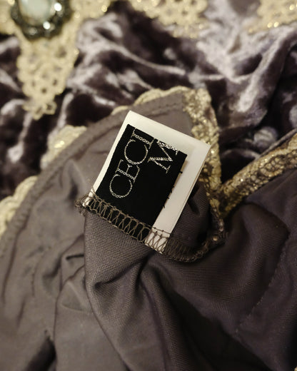 [Cecil McBee] Plum Velvet Camisole