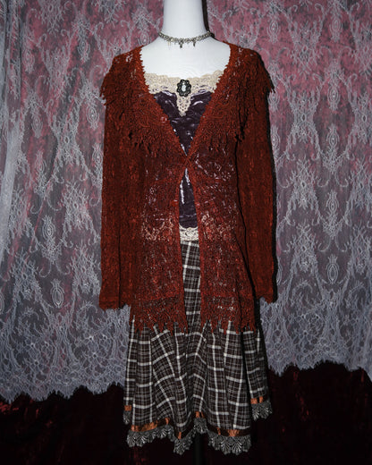 [Cecil McBee] Plum Velvet Camisole