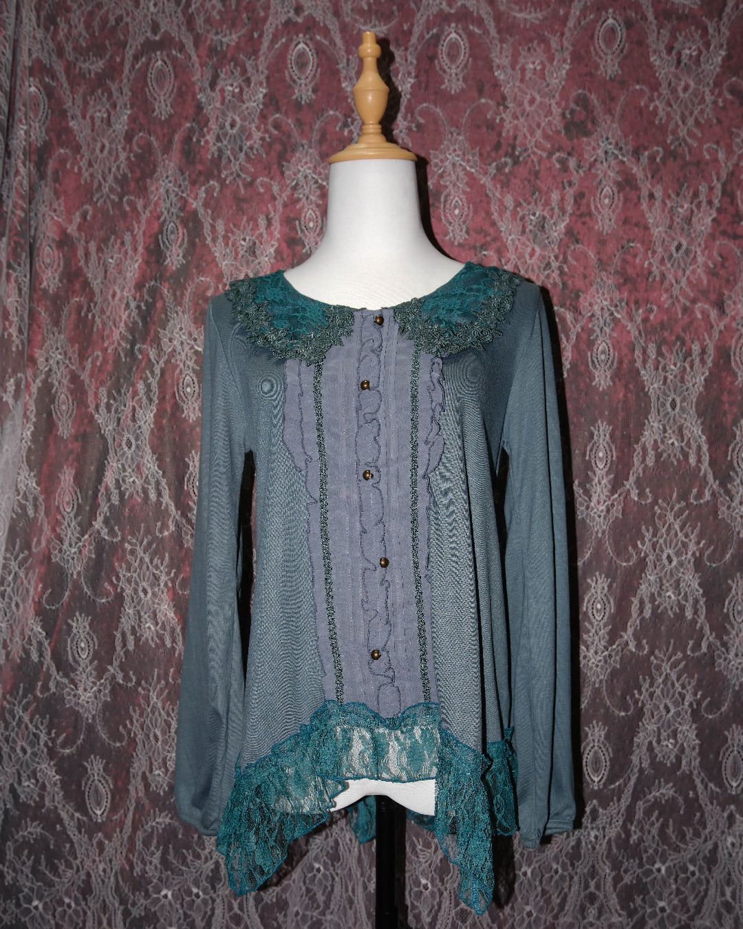 [Axes Femme] Bondi Blue Ruffle Top