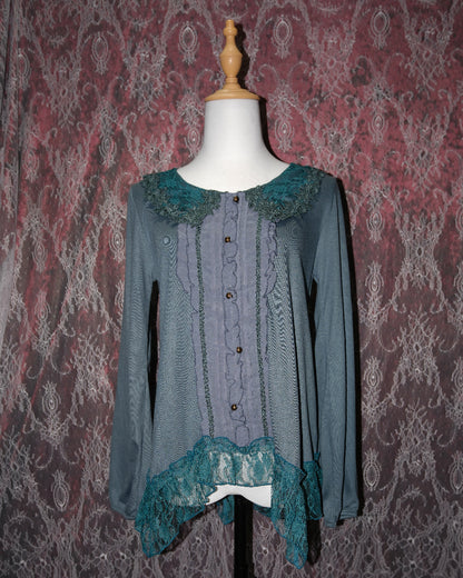 [Axes Femme] Bondi Blue Ruffle Top