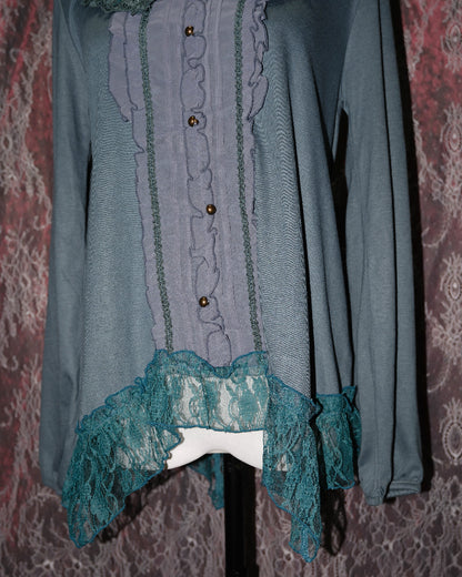 [Axes Femme] Bondi Blue Ruffle Top