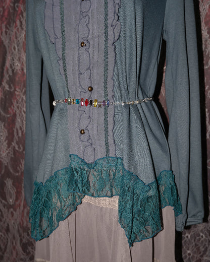 [Axes Femme] Bondi Blue Ruffle Top