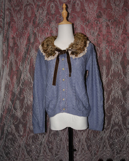 [Axes Femme] Sapphire Ribbon Sweater