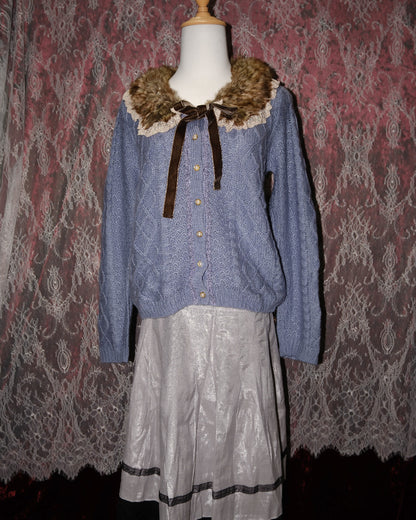 [Axes Femme] Sapphire Ribbon Sweater