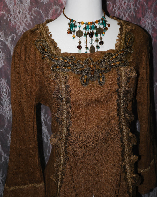 [Pretty Angel] Gingerbread Fairycore Top