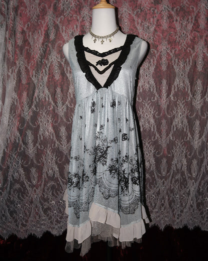 [Axes Femme] Frozen Blue Gothic Dress