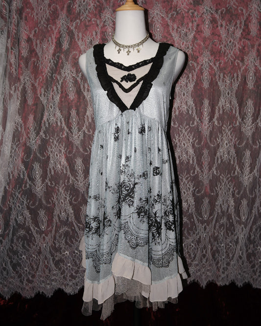 [Axes Femme] Frozen Blue Gothic Dress