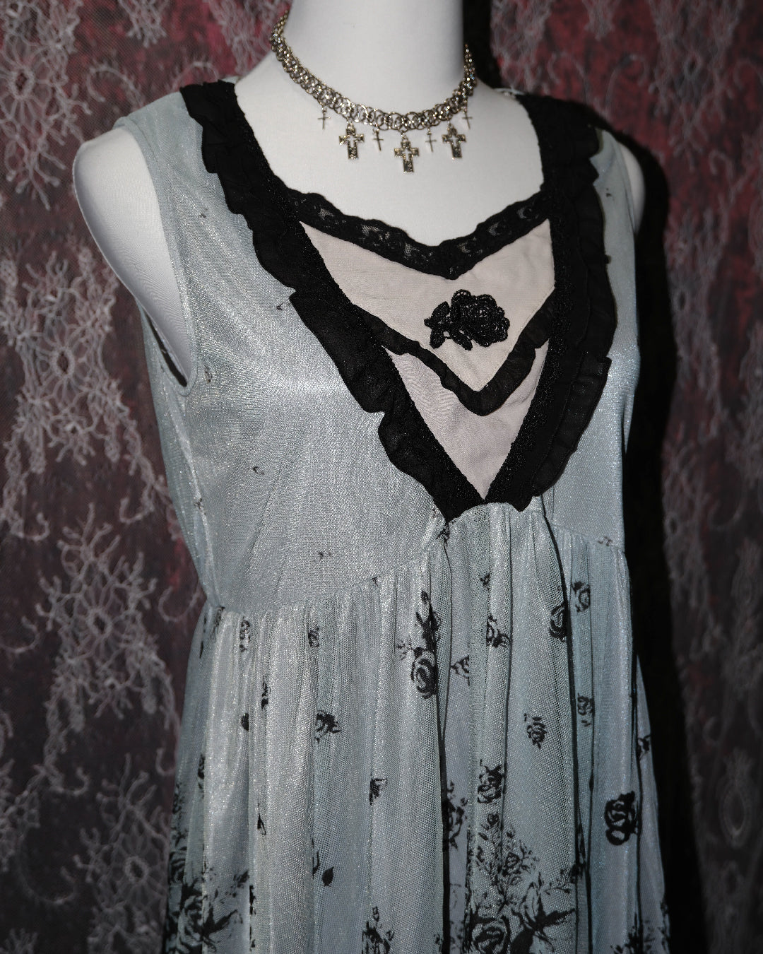 [Axes Femme] Frozen Blue Gothic Dress