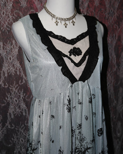 [Axes Femme] Frozen Blue Gothic Dress