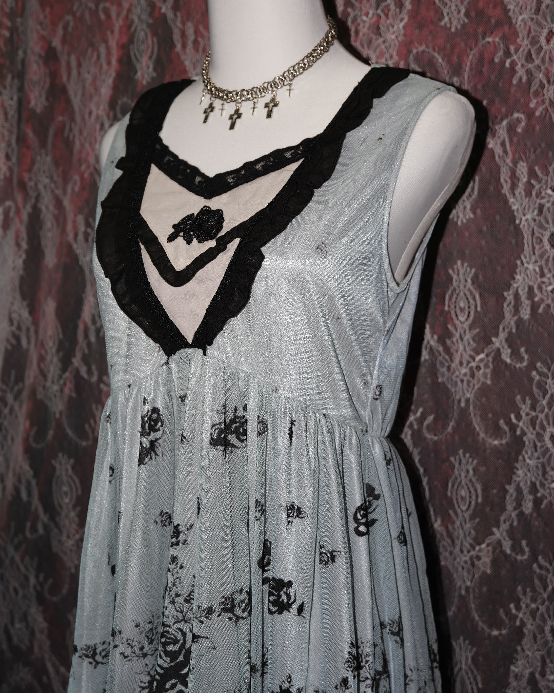[Axes Femme] Frozen Blue Gothic Dress