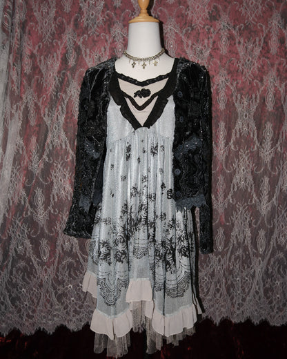 [Axes Femme] Frozen Blue Gothic Dress