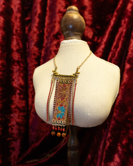 Golden Cloth Necklace