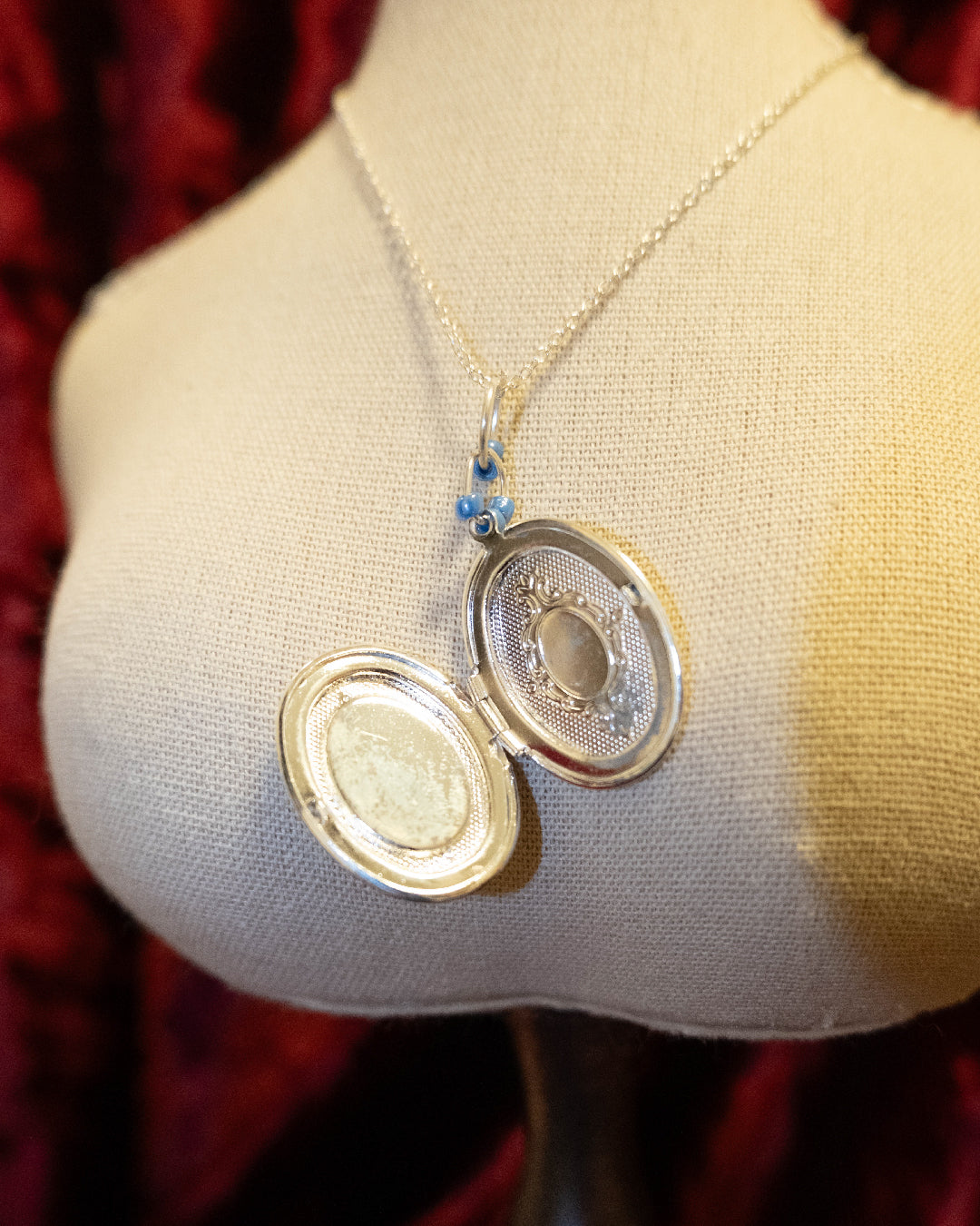 [France] Cameo Lapis Necklace