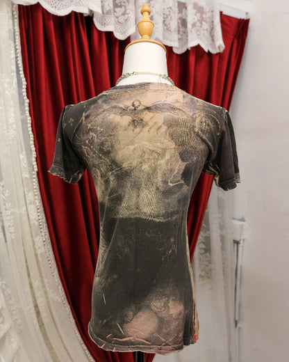 [USA | Indonesia] Sinful Angel Goth Grunge Top