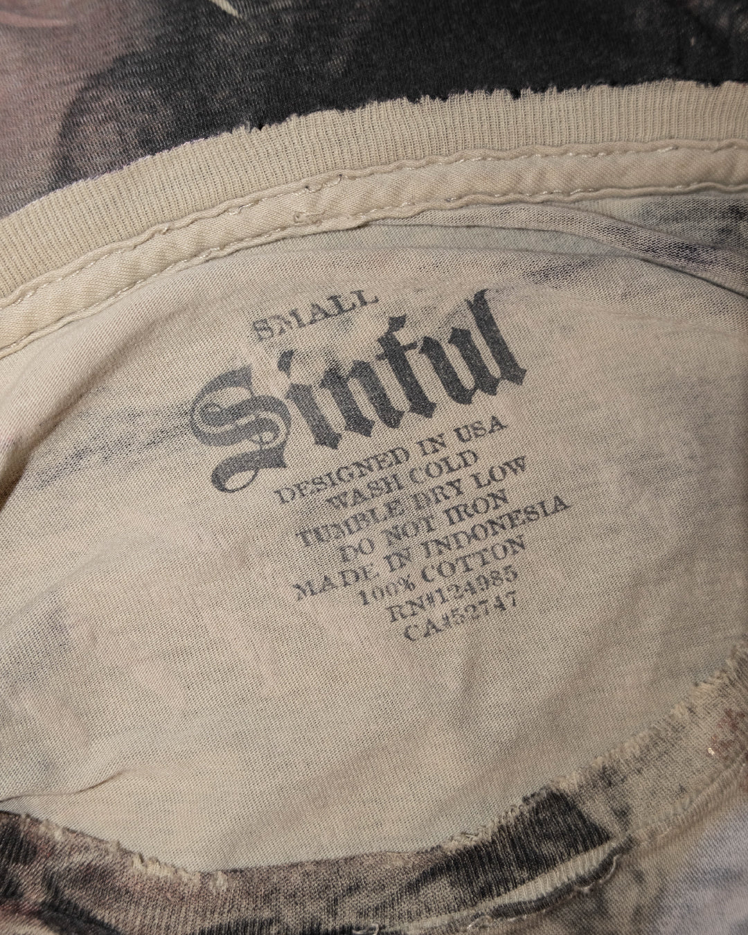 [USA | Indonesia] Sinful Angel Goth Grunge Top
