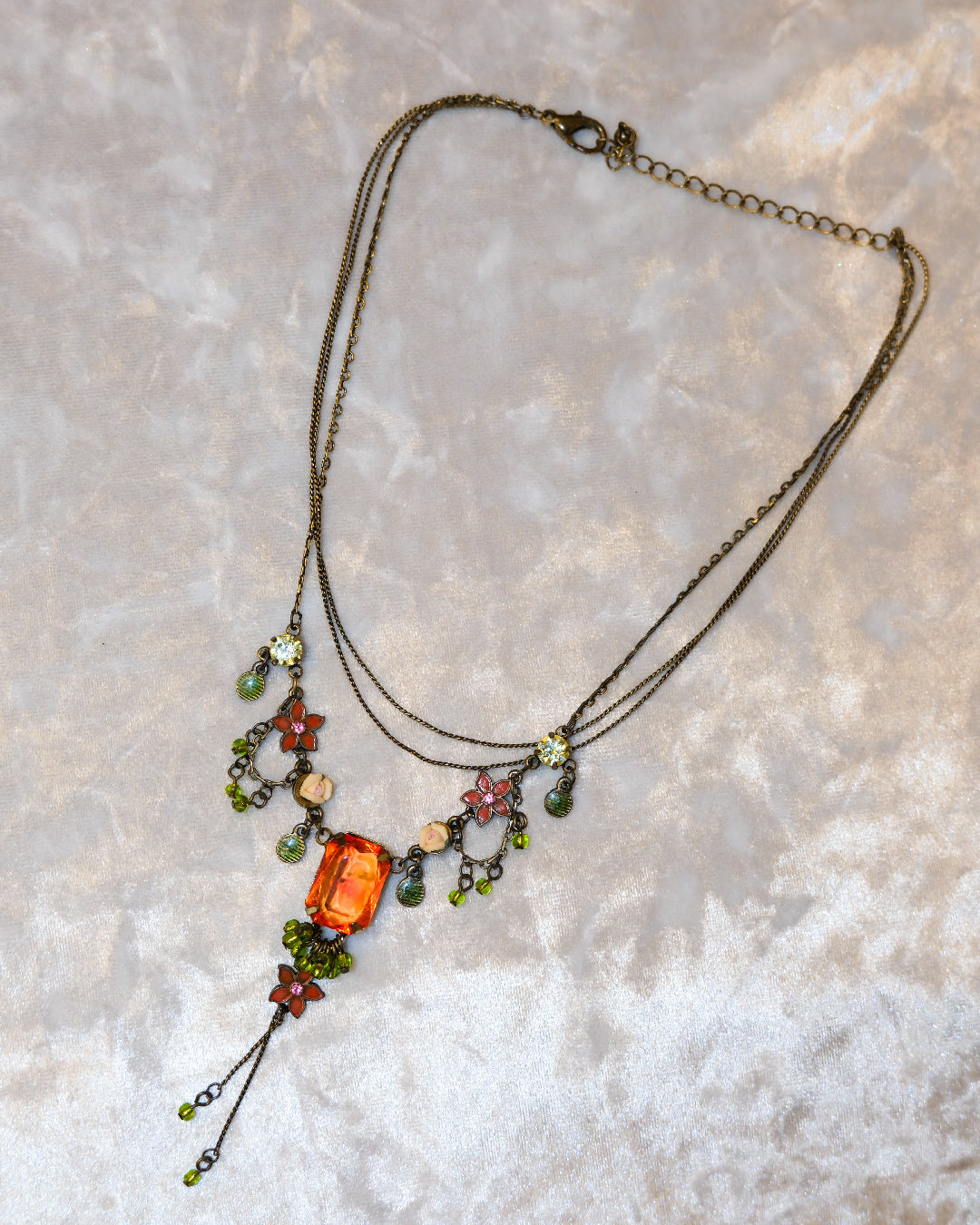 Fairycore Tangerine Necklace
