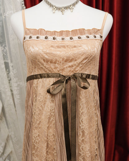 Axes Femme Champagne Lace Dress