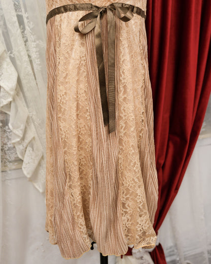 Axes Femme Champagne Lace Dress