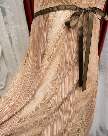 Axes Femme Champagne Lace Dress