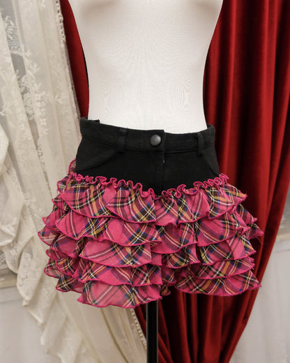 [Korea] Love Angel Plaid Skirt