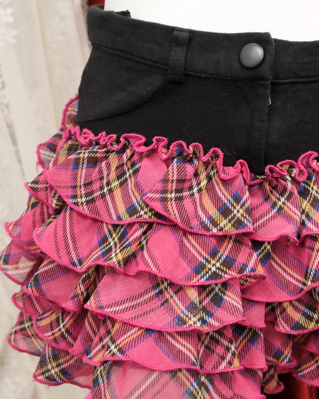 [Korea] Love Angel Plaid Skirt