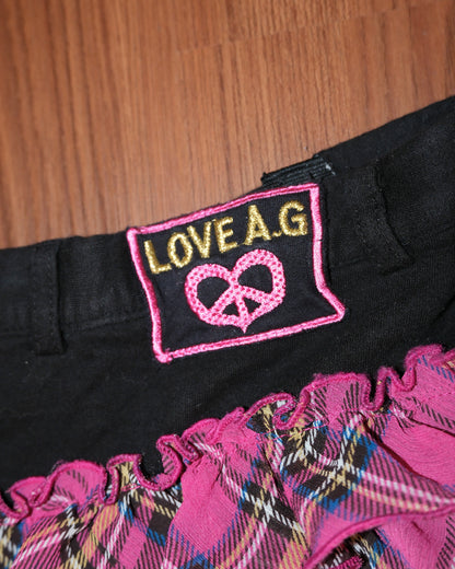 [Korea] Love Angel Plaid Skirt