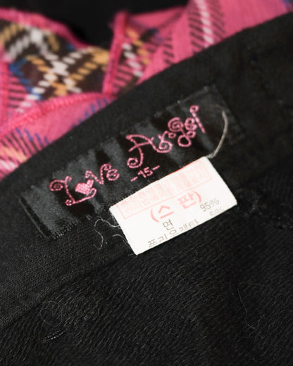 [Korea] Love Angel Plaid Skirt