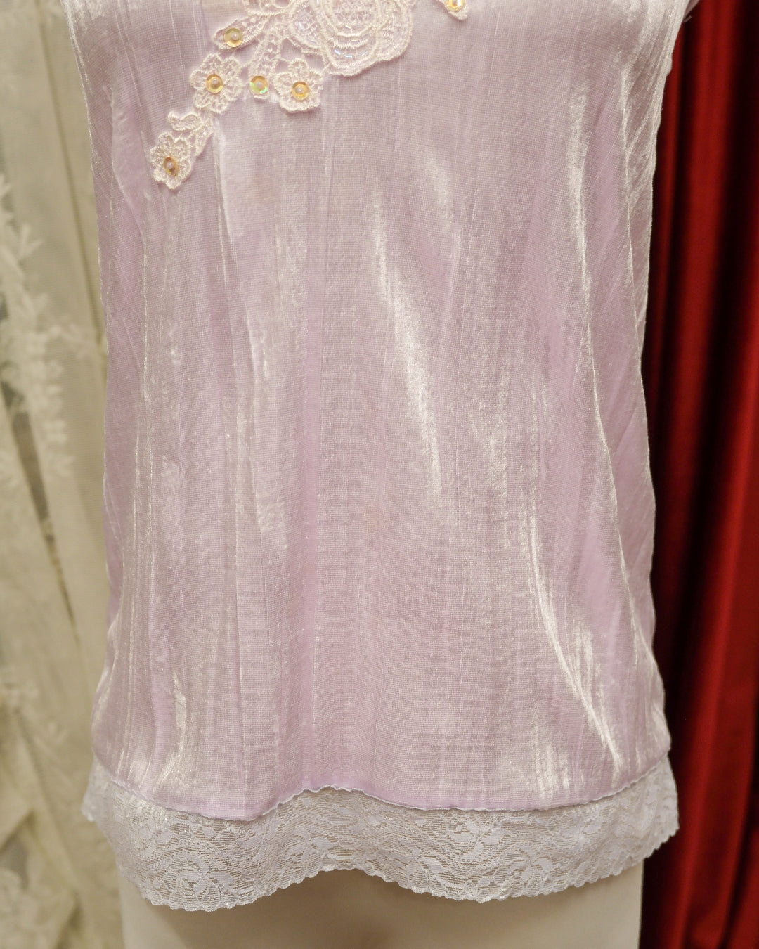 Bright Blush Velvet Camisole
