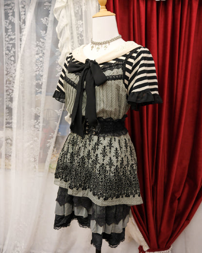 [Set] Monochrome Sailor & Sage Gothic Damask