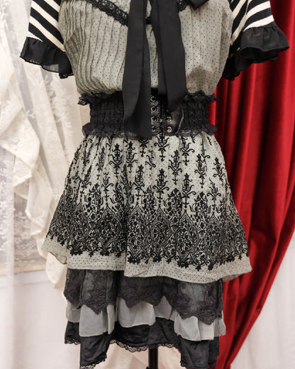 [Set] Monochrome Sailor & Sage Gothic Damask