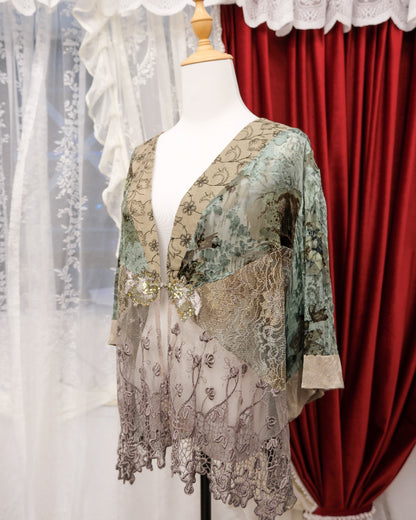 [USA] Spencer Alexis Mint Lace Kimono